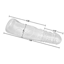 Load image into Gallery viewer, Reusable Pennis Sleeves Flesh Girth for Men Extender Enlarger Extension Cook Enhancer Ball Stretch Sleeve Girth Best Gift EX102
