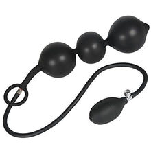 Load image into Gallery viewer, ERUN Silicone Anal Beads Expand Inflatable Anal Butt Plug with 3 Balls Detachable Needle Adjustable Size Adult Sex Toy for Gay Lesbian Couple Masturbation
