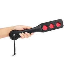 Load image into Gallery viewer, VENESUN Sexy Lips Slapper Spanking Paddles for Adults, 12.8inch Faux Leather Paddle for BDSM Sex Play
