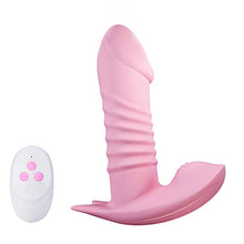 Load image into Gallery viewer, Remote Control Thrusting Dildo Vibrator Sex Toy- Domlust Wearable 3 Thrusting 10 Vibrating Adult Stroker Sex Toys with 2cm Extension Distance, Powerful Super Soft Vagina Clitoris Anus Butt Fun
