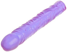 Load image into Gallery viewer, Doc Johnson Crystal Jellies - 10 Inch Classic Dong - Purple
