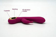 Load image into Gallery viewer, SMART LMK- Rabbit Vibrator 5 Speeds for Women,10 Modes,Great Adult Toy,Rechargeable,Viborater with Heating,Gspot and Clitoris Stimulation,Dildo Sex Pleassure,Waterproof
