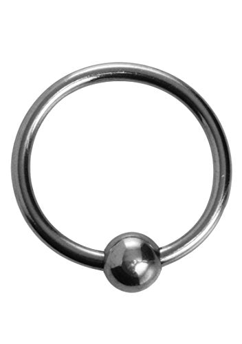 Kink Industries Steel Ball Head Penis Ring, 1.5 Inches