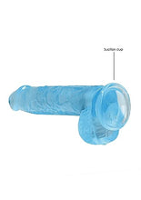 Load image into Gallery viewer, RealRock Realistic and Rocksolid av2023-RealRock Realistic and Rocksolid-cm Realistic Dildo with Balls with Suction Cup Made in tpe-c63e0360 REA090BLU Blue 15 cm
