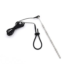 Load image into Gallery viewer, NHEHSFU 240mm Electric Shock Urethral Sound Smooth Urethral Plug Penis Band Electro Sex Urinary Dilator Medical Grade Stainless Steel Urethra Masturbation Rod
