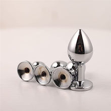 Load image into Gallery viewer, wangbo11 Sexy Fox Tail with Detachable Smooth Touch Metal Prostate Massager Anal Butt Plug Sex Toys for Fetish Cosplay Flirt Accessories (Color : White M)
