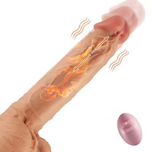 Load image into Gallery viewer, 8.6&quot; Thrusting Dildo Vibrator with 6 Thrust Modes and 10 Vibrate Modes for G-spot Stimulation Anal Pleasure, Suction Cup Dildo Fake Penis Automatic Sex Toy for Women and Men
