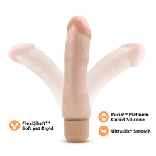 Load image into Gallery viewer, Dr. Skin - 7 Inch Silicone Vibrating Dildo - Flexible Shaft Flexishaft - 10 Powerful Vibration Functions - IPX7 Waterproof - Ultrasilk Satin Smooth - Realistic Vibrator Sex Toy for Him Her Couples
