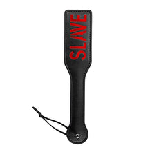 Load image into Gallery viewer, VENESUN Faux Leather Slave Spanking Paddle for Sex Play, 12.8inch Total Length Paddle for Adults, Black
