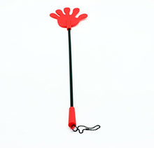 Load image into Gallery viewer, Finger Paddle Sex Spanking Crop Long Silicone Vibiam Spanker for Sex (Red)
