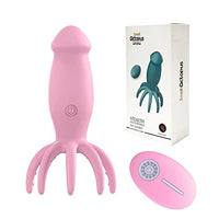 TINMICO Remote Control Octopus Dildo Vibrator,Vibrating Massagers for Clitoral Vagina and Anal Stimulation, Gift for Women or Men.TMC Gift