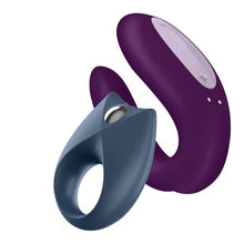 Load image into Gallery viewer, Satisfyer Partner Box 2 - Includes Double Joy Couple&#39;s Vibrator and Royal One Cock Ring - G-Spot and Clitoris Stimulation, Erection Enhancing Vibrating Penis Ring, Compatible with Free Satisfyer App
