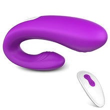 Load image into Gallery viewer, Rechargeable Clitoral &amp; G-spot Vibrator, Waterproof Couples Vibrator with 9 Powerful Vibrations, Remote Control Clitoris G Spot Stimulator Adult Sex Toy for Women Solo Play or Couples Fun
