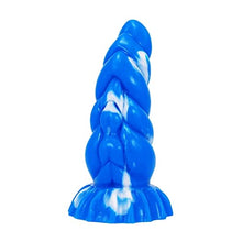 Load image into Gallery viewer, FHBWQY Curved Anal Toys Men&#39;s Liquid Silicone Fantasy Buttocks Stuffed with Monsters Beads Realistic Fake Penis Sex Supplies (Color : B)
