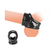 Load image into Gallery viewer, Men Adult Toys Scrotum Bondage Penis Cock Ring Testis Restraint Ball Stretcher Lasting Erection Silicone Penis Extender for Men Sex Time Delay
