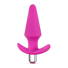 Load image into Gallery viewer, Blush Discover - 10 Vibration Modes Platinum Puria Silicone Anal Plug - 5&quot; Tapered Plug for Comfort - Satin Smooth Ultrasilk - AnchorTech &amp; StayPut Design - IPX7 Waterproof - for Women, Men - Pink
