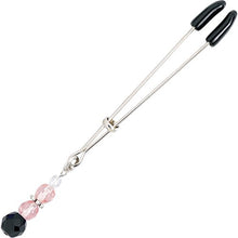 Load image into Gallery viewer, Spartacus Tweezer Clit Clamp with Pink Beads
