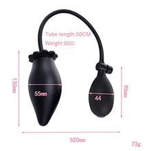 Load image into Gallery viewer, Inflatable Butt Plug Anal Dilator Massager Expandable Anal Balls Sex Toys Anal Pump Dilator for Men Women 18+ Adult Gay Sex Toys (Color : Inflatable Anal Pump)
