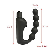 Load image into Gallery viewer, Sex Toys Anal Beads Anal Vibrator Butt Plug Prostate Massager Sex Tool for Men Anal Plug with 10 Speed Modes Bullet Vibrator for Sexual Stimulation
