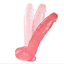 Load image into Gallery viewer, Realistic Large Dildo Clear Jelly Dildo 12 Inch Crystal Big Dildo with Strong Suction Cup, Adult Sex Toy for Women
