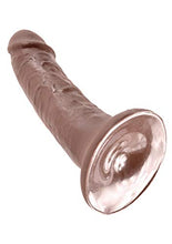 Load image into Gallery viewer, Pipedream King Cock Dildo, Brown, 6 Inch
