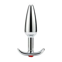 Bondage Masters Butt Plug Metal Tunnel Plug with Removable End Bar