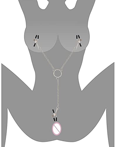 Sex Toys Adult Toys BDSM Bondage Adult Sex Toys & Games, Nipple Clamps Adult Tools for Women Pleasure, Sexy Pussy Clitoralis Penis Cock Stimulator, Adjustable Nipple Clips & Clit Clamp, Couples Gifts