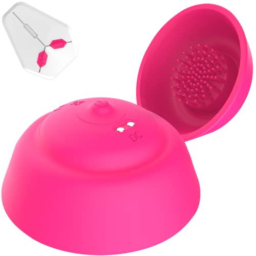 BFMODFAF Wireless Nipple Vibrator Massager, Nipple Stimulator, Teaser with Remote Control for Female Sex Toys (Rose)