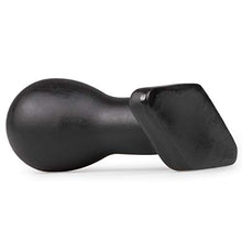 Load image into Gallery viewer, Doc Johnson Titanmen - The Hitch - 4 Inch Smooth Cushioned Plug - 4.2&quot; Long and 1.9&quot; Wide - Flared Safety Base - Matte Finish - Butt Plug - Small - Black
