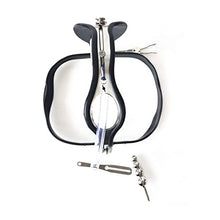 Load image into Gallery viewer, LESOYA Male Stainless Steel Chastity Belt Adjustable T-Type BDSM Bondage Briefs Restraint Device with Cock Cage
