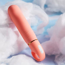 Load image into Gallery viewer, Blush Aria Smokin AF Silicone Vibrator - RumbleTech Powerful Rumbly 10 Vibration Settings - Curved for Perfect G Spot Stimulation - IPX7 Waterproof - Finger Loop for Accessibility - Sex Toy
