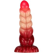 Load image into Gallery viewer, 8.07&quot; Thick Female Silicone Dildo Big Anal Dildo Sex Toy, Flexible Realistic Dildo Anal Butt Plug Toy for Couples, Suction Cup Dildo Adult Toy (Red)
