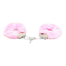 Load image into Gallery viewer, QinCo Interesting Soft Plush Toys with Key Handcuffs Toy Police Uniform Handcuffs Props Accessories Party Supplies (Pink) One Size
