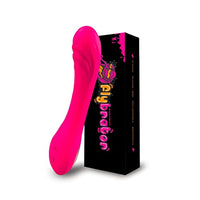 Flybrator Waterproof Rechargeable Vibrator, Wave Personal Massager Vibrator for Women, G Spot Vibrator with WaveMotion Technology Silent Vibrator Sex Toy with 12 Vibration Patterns (Pink)