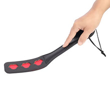 Load image into Gallery viewer, VENESUN Sexy Lips Slapper Spanking Paddles for Adults, 12.8inch Faux Leather Paddle for BDSM Sex Play
