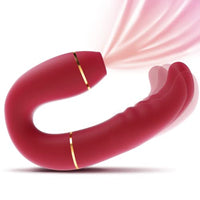 Adult Sex Toys Clitoral Sucking Vibrators - Innovative 9 Sucking & 9 Pulsing Action G Spot Vibrator, Personal Massager 2in1 Vibrating Dildo Nipple Sucker Anal Sex Toy for Women Couples Pleasure