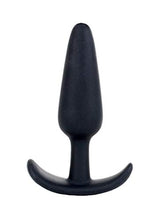 Load image into Gallery viewer, Doc Johnson Mood - Naughty 1 - Silicone Anal Plug - Large - 4.9 in. Long and 1.3 in. Wide - Tapered Base for Comfort Between The Cheeks - Large - Black
