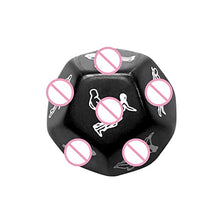 Load image into Gallery viewer, 12 Sides Funny Sex Dice and 6 Sides Erotic Craps Sex Glow Toy for Adults Sexual Posture Dice Erotic Games for Couples Playing 12 Sides Luminous
