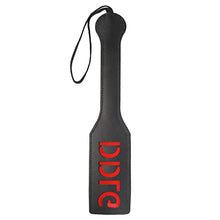 Load image into Gallery viewer, VENESUN DDLG Daddy DOM/Little Girl Spanking Paddle, 12.6inch Faux Leather Sex SM Toys for Adults BDSM Play, Black
