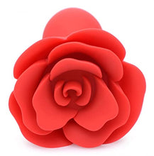 Load image into Gallery viewer, Lynx Silicone Rose Anal Plug - Large
