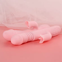 Load image into Gallery viewer, G Spot Rabbit Vibrator with Heating Function,Sex Toys for Clitoris,Waterproof Dildo Vibrator with 9 Powerful Vibrations Dual Motor Stimulator for Women or Couple Fun (pink1)
