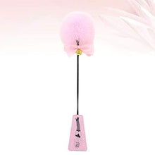 Load image into Gallery viewer, Leather Flirting Slapper Creative Ring Bell Plume Spanking Paddle Bat Restraint Toy Role- Play Accessories for Couples Adults (Pink) Decor for Banquet Celebration Favors
