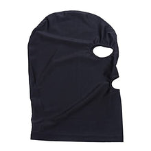 Load image into Gallery viewer, Sxiwei Men Woman Unisex Full Face Cover Hood Mask Blindfold Open Eye Mouth Headgear Cosplay Costumes Black Type A Medium
