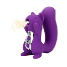 Load image into Gallery viewer, Sucking Squirrel Vibrator for Women Sucking Squirrel Vibrator Purple Squirrel Vibrator and Air Pulse Stimulator, Sucking Pressure Wave Technology, Waterproof, Rechargeable, Personal Toy Vibrator for W
