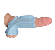 Load image into Gallery viewer, Nasstoys - Vibrating Power Sleeve Sleek Fit - Blue
