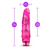 Load image into Gallery viewer, Blush B Yours Vibe 3 - Feels Real Realistic 7.75 Inch Vibrating Dildo - 1.75 In Width - IPX7 Waterproof - Soft Body Safe Material Multi Speed Bendable Vibrator - Sex Toy For Women Couples - Clear Pink
