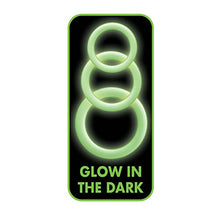 Load image into Gallery viewer, Enhancer Silicone Cockrings - Glow in The Dark Green
