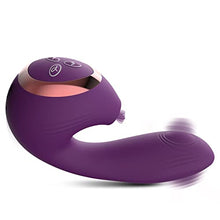 Load image into Gallery viewer, Couple Rabbit Vibrators,Pulsating Licking Vibrating 3 in1 Women Sex Toys Thrusting G spot Vibrator with 10 Vibrating &amp; Pulsating for Clitoral Nipple Anal Stimulation
