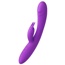 Load image into Gallery viewer, G Spot Rabbit Vibrator, Sex Toys for Clitoris G-spot Stimulation,Waterproof Vibrator with 10Powerful Vibrations Dual Motor Stimulator for Women or Couple Fun(Purple)
