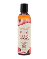 Intimate Earth Natural Flavor Pleasure Glide, 4 fl.oz (120 mL), Cheeky Apples